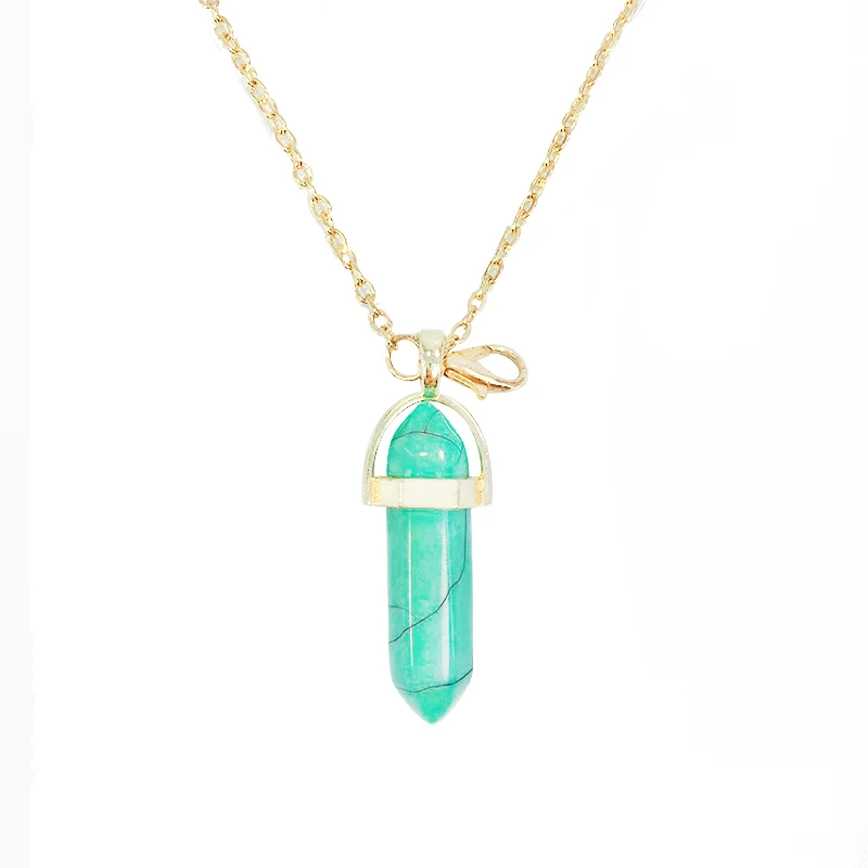 Yongze Fashion Moon And Stone Pendant Necklace Fine Metal Chain Necklace For Women