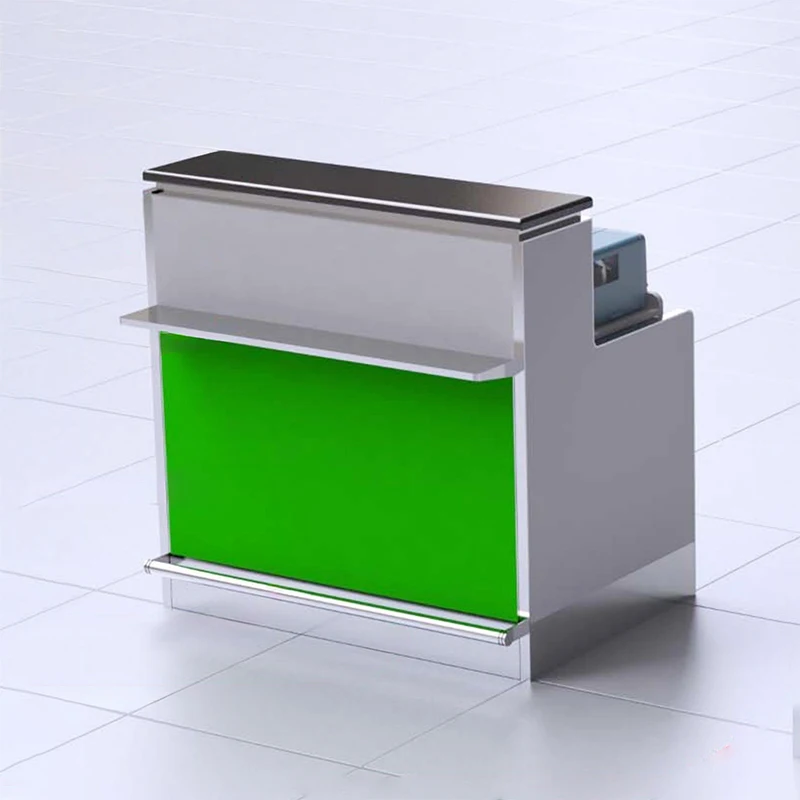 Luxury Stainless Steel Airport Counter Airport Service Desk Airport Check In Counter Manufacturer Aviation Luggage Table