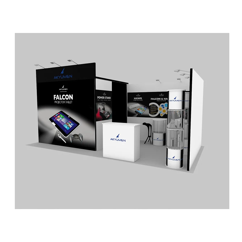 Aluminum fabric display stand exhibition for show