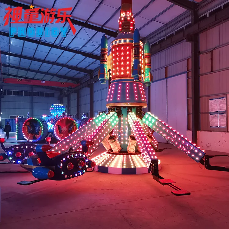 high quality and cheap family entertainment new rides 16 seats self control plane