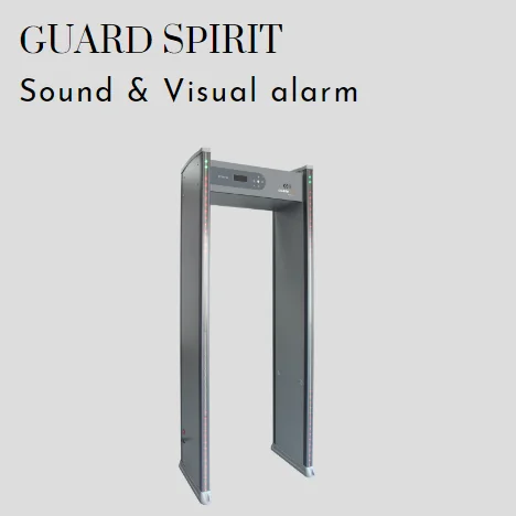Automatically alarm Walk Through Metal Detector Doors Full Body Scanner for Hotels door frame metal detector