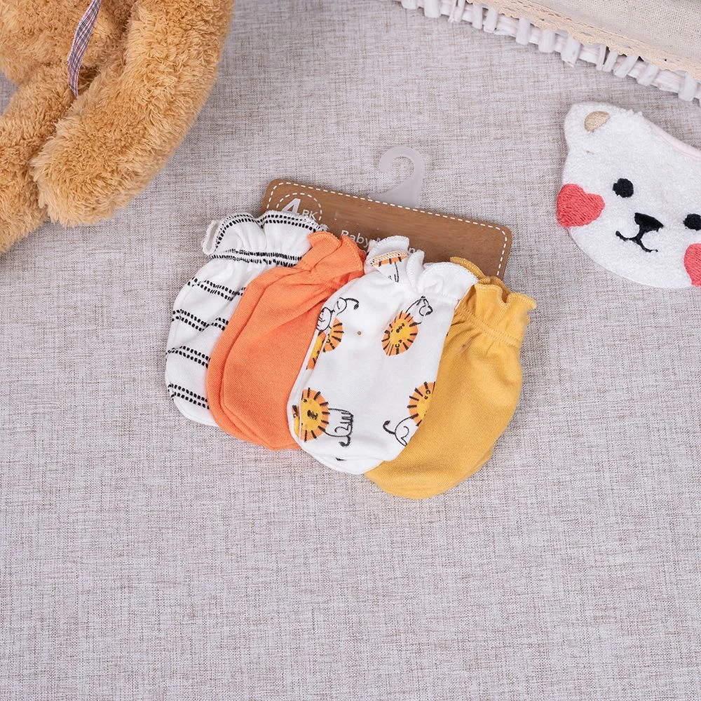 Custom cotton baby mitten scratch hand mitten baby mittens newborn for baby
