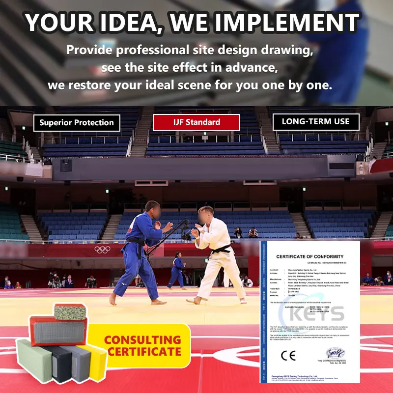 Professional pvc foam used judo tatami martial arts indoor floor mats