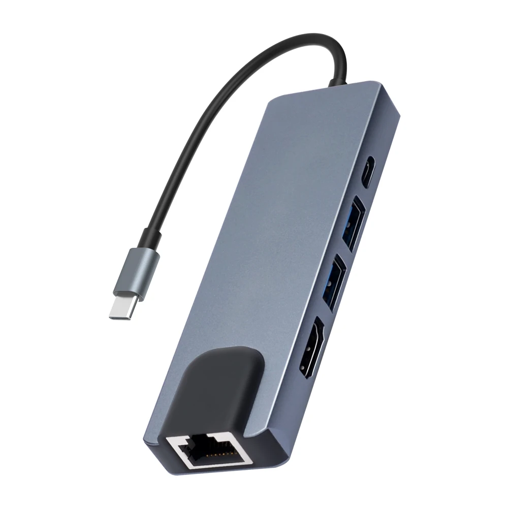 Mirascreen TC15 Multi Docking Adapter USB 3.0 Type-C Port Hub for Mobile Phone PC
