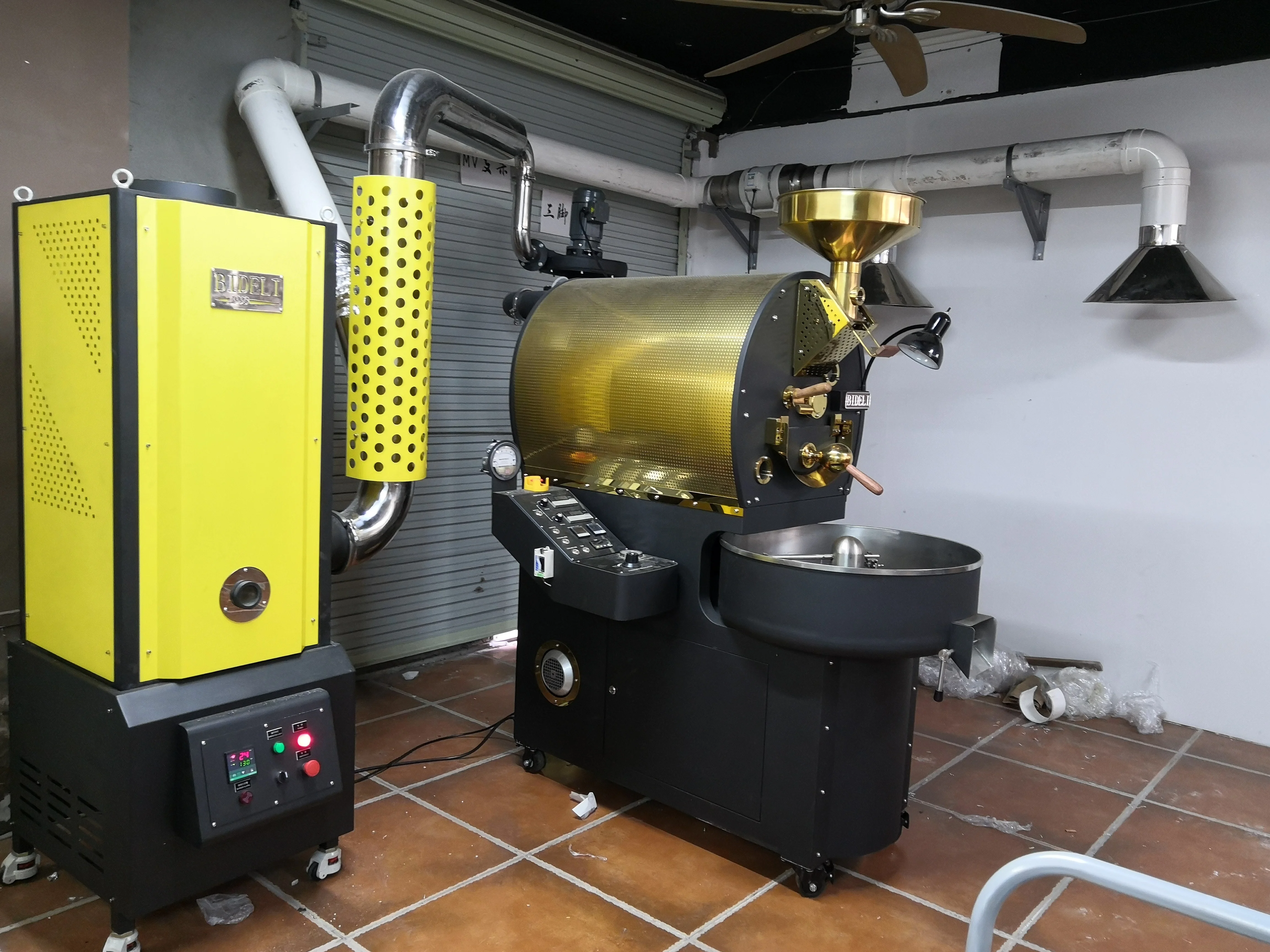 12kg Electric Industrial Bideli Afterburner/electrostatic Precipitator Smoke Filter for Commerical/industrial Coffee Roaster