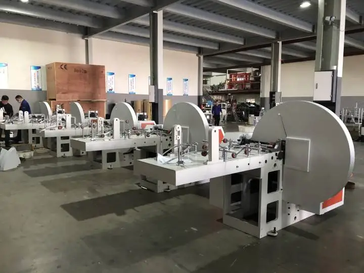 Roll Feed KFC V Bottom Paper Bag Making Machine With Printing