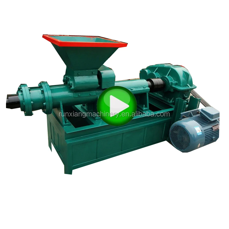 High Quality Runxiang Coal Charcoal Biomass Peanut Shell Rice Husk Sawdust Briquette Extruder