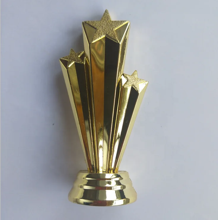 New Trophy Gold Brushed Shooting Star Plastic Sculpture