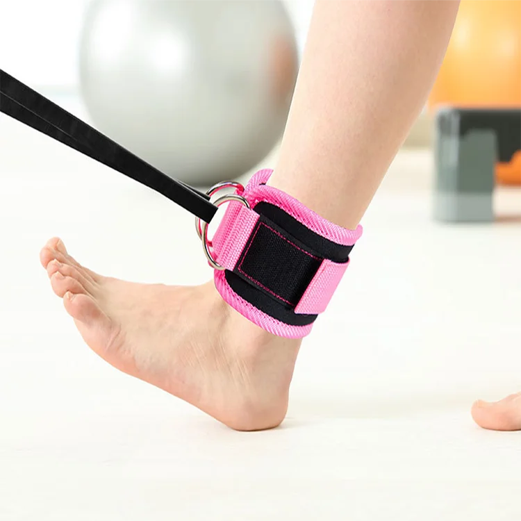Custom Fitness Padded Gym Wholesale Ankle Straps For Cable Machines