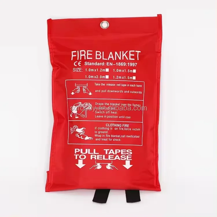lowest price new safe fire fighting equipment types of fire blanket for car.