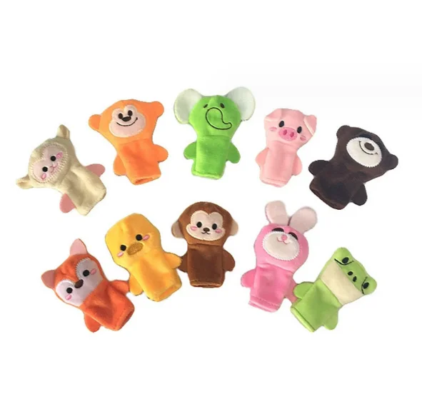 Finger Hand Puppet High Quality Popular Stuffed Plush Finger Puppet Toy