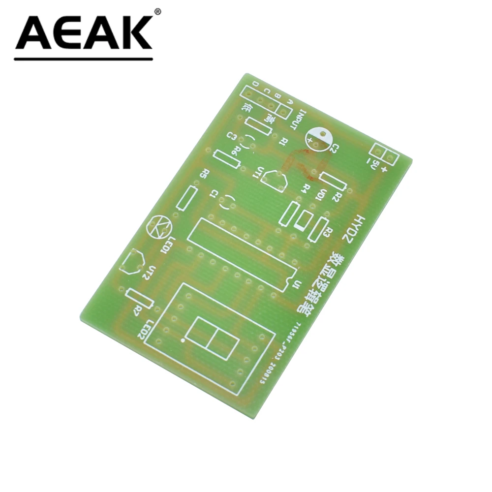 AEAK DIY LED pcb Digital Display LED Logic Pen Electronic Kit High and Low Level Test Circuit Soldering Practice Board Kit