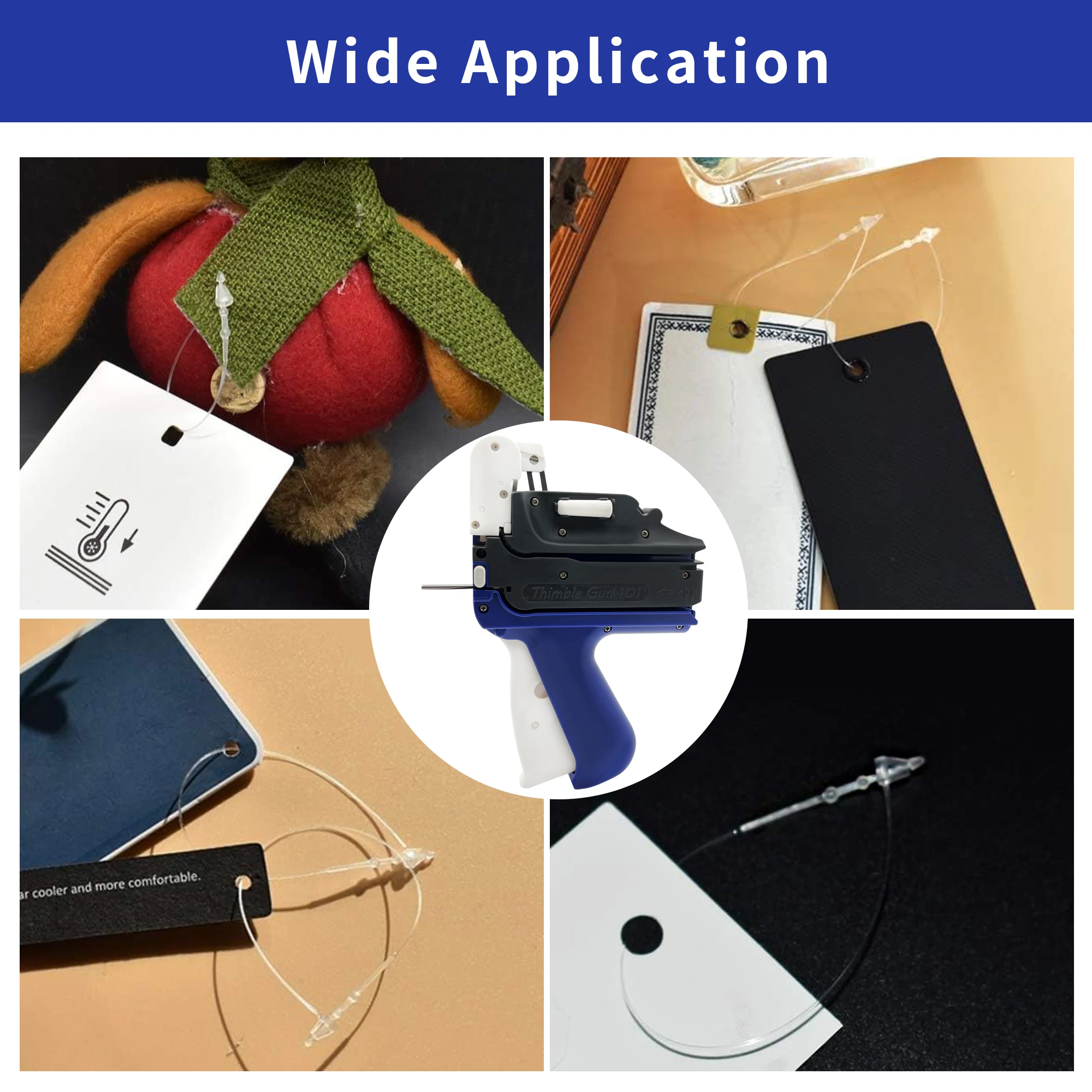 Custom Logo High Quality Loop Gun Tagging Gun for tag fastener Garment Hook Loop Hard Tag Gun