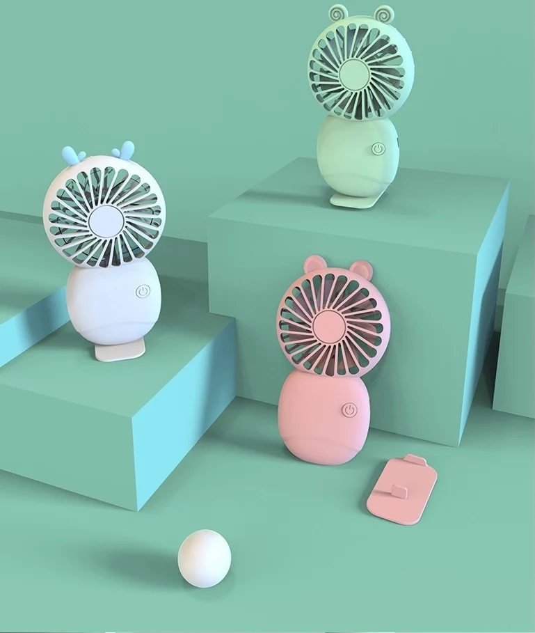 Portable fan mini hand USB charging outdoor desk table cool fan