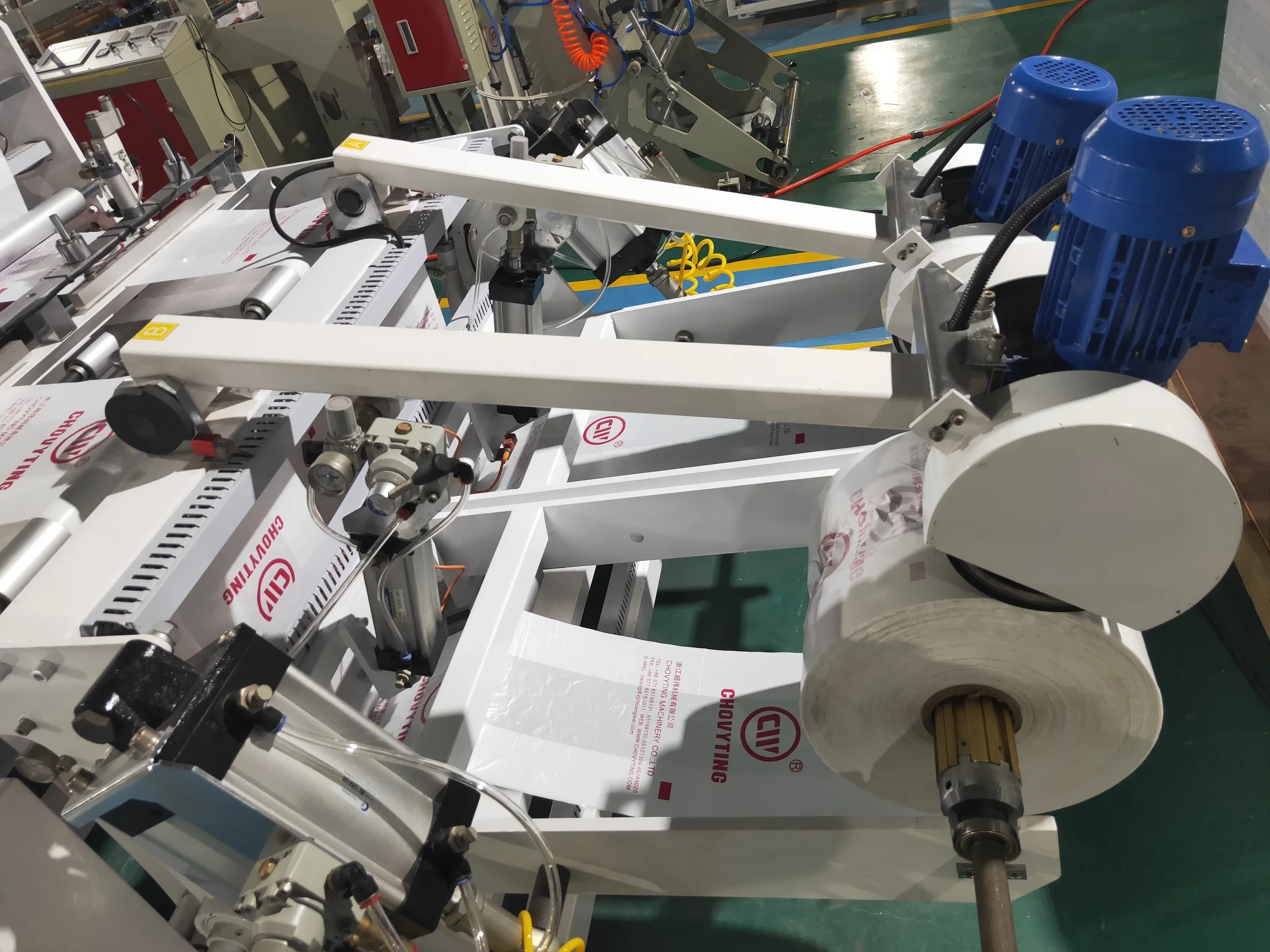 
CE approved after sale sevice provided high speed T-shirt bag making machine 