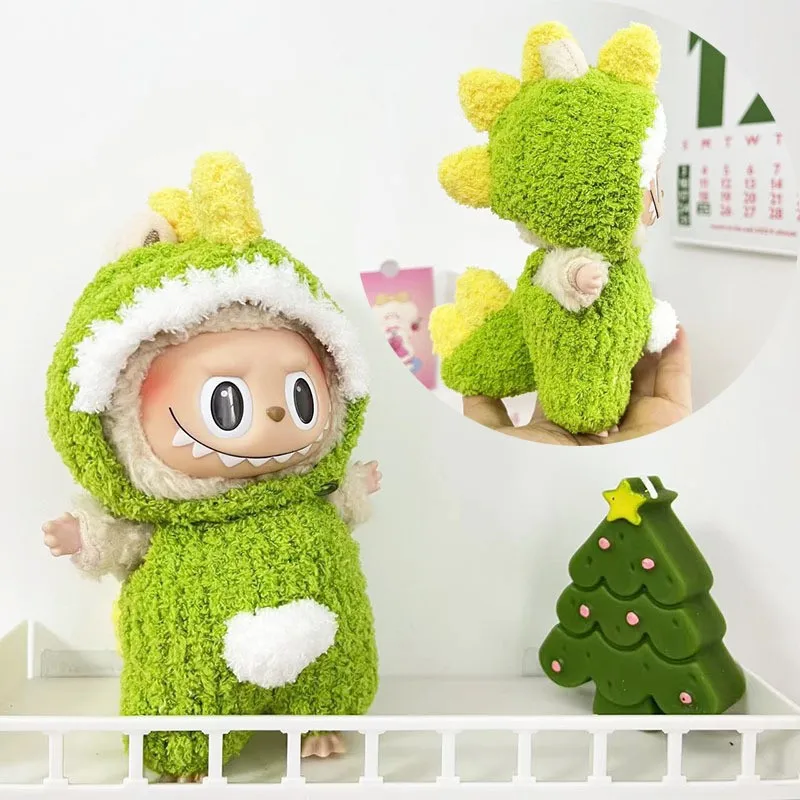 Bubble Matt LaBuBu Pendant blind box Labubuva clothing key chain Labubu doll onesie cute decoration Toy Figure clothing