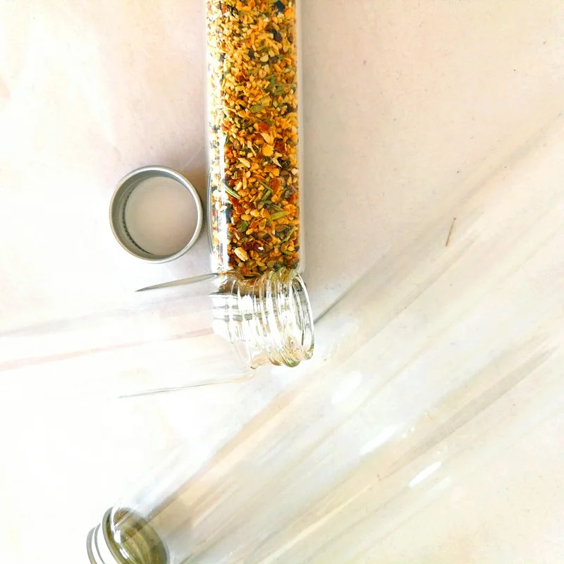 Glass Test Tube With Twist Screw Lid For bath salt