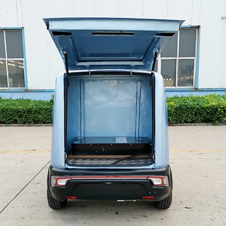 China electric cargo cars four wheelers car li-ion battery range 100km front disc rear drum 60V 3000w 80Ah