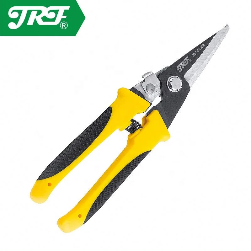 JRF Straight Cut Iron Plate Tin Sheet Aviation Snip Heavy Duty scissors electrician for Metal