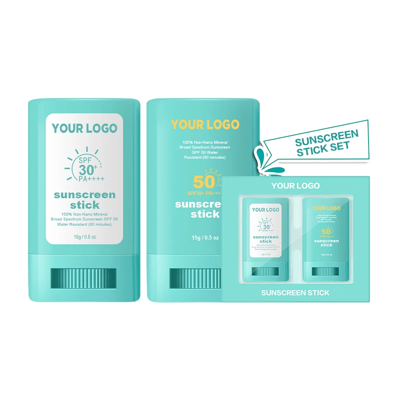 Hot Seller Sunscreen Stick Set Private Label Organic Waterproof Lasting UV Protect Sunscreen Kit