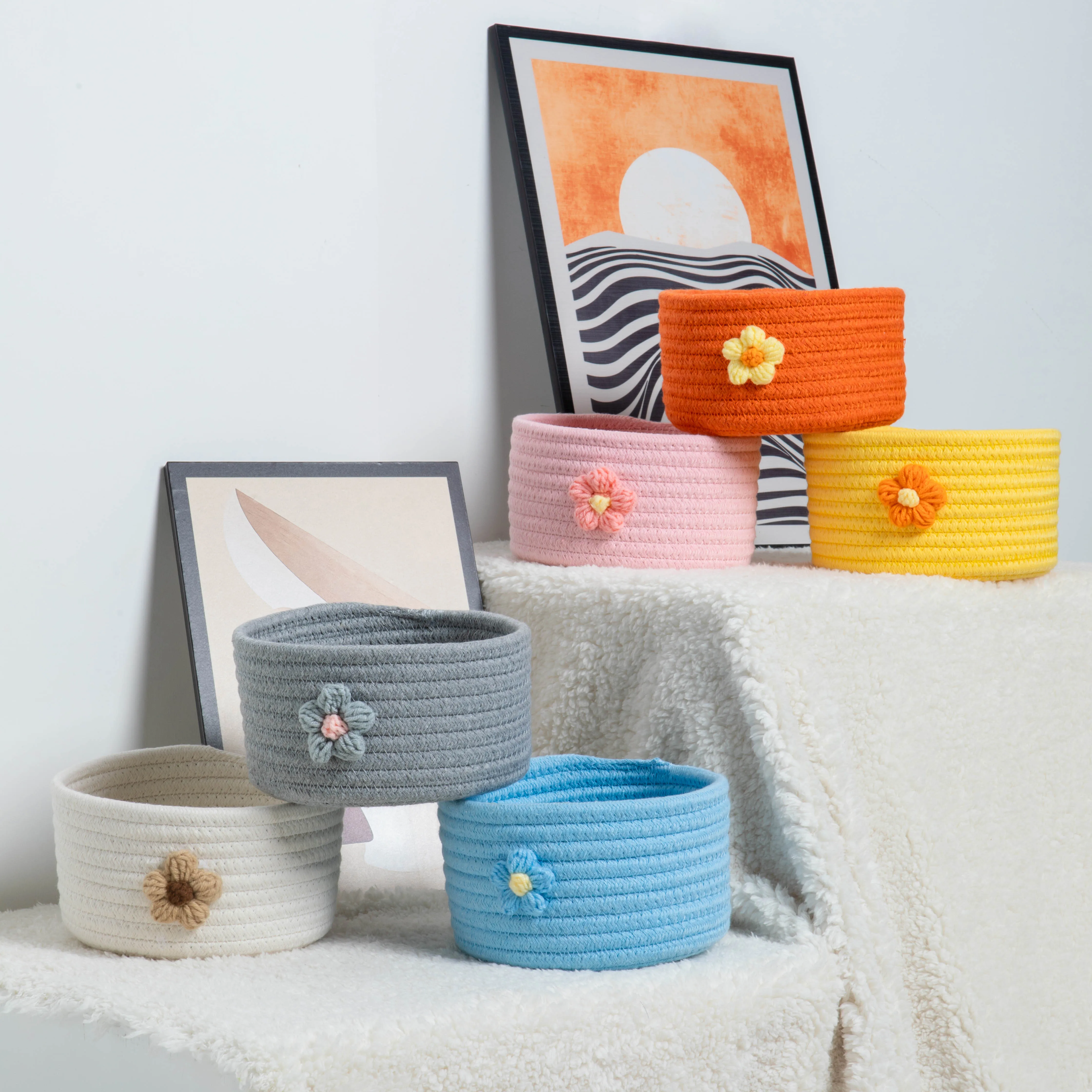 Factory Price 100% Handicraft Basket Special Vietnamese Storage Bins Plant Fiber Custom Packing 50 Pieces Home Life Sustainable