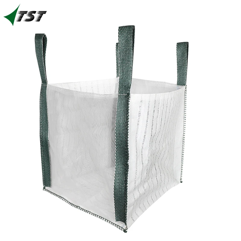 500kg 1000 kg bigbag jumbo bulk ton bag 2 ton 20ton fibc bag jumbo soft dumpy flecon silage dewatering container