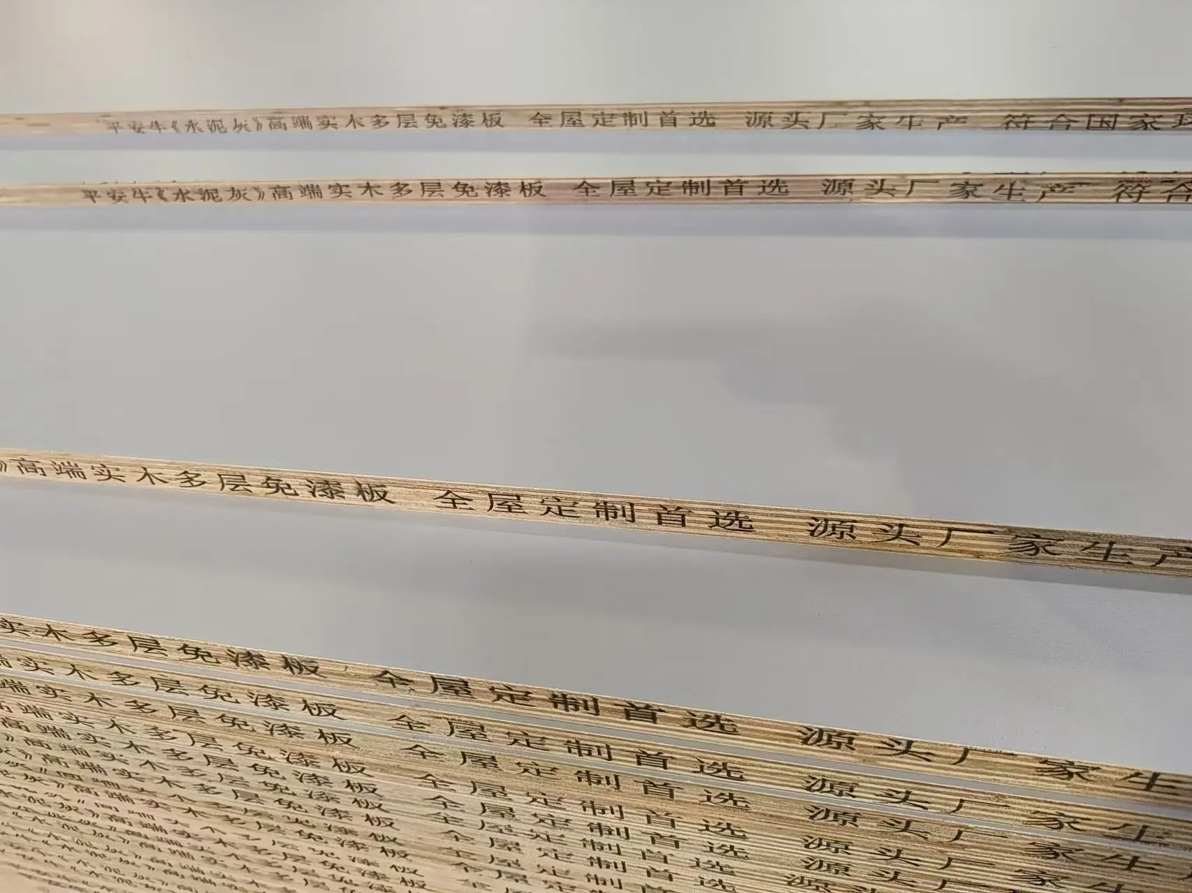 1220*2440 Solid Wood Multi-Layer Ecological Board Paint-Free E0 Whole Plywood for Wardrobe Cabinet for Woodworking