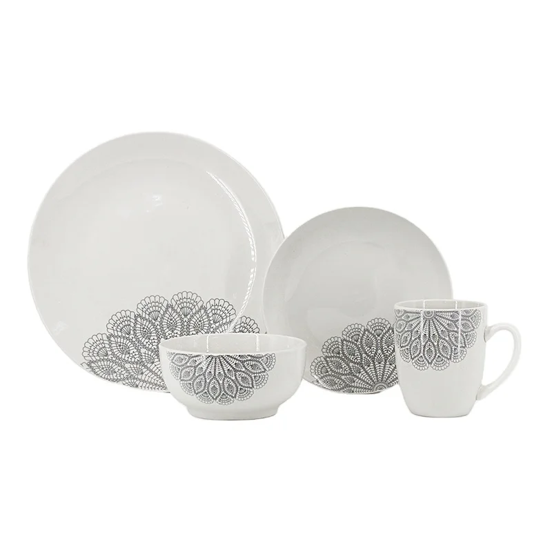 Customized Ceramic Tableware Dinnerware Set Porcelain Dinnerware Manufacturers Elegant China Dinnerware