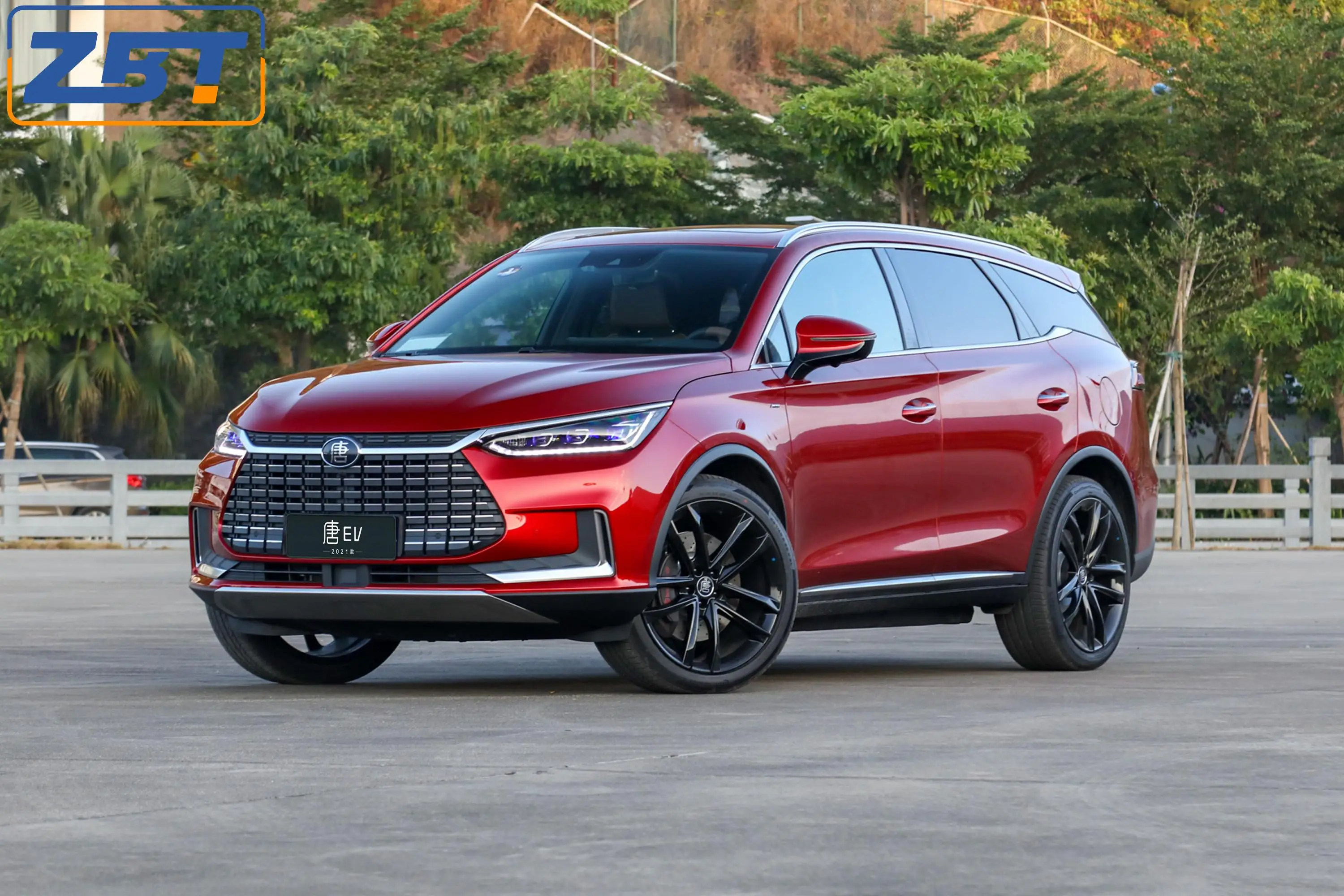  Сделано в Китае BYD Tang ev 5 дверей 7 мест электрический автомобиль 4x2 высокоскоростной внедорожник с литиевой железной фосфатной
