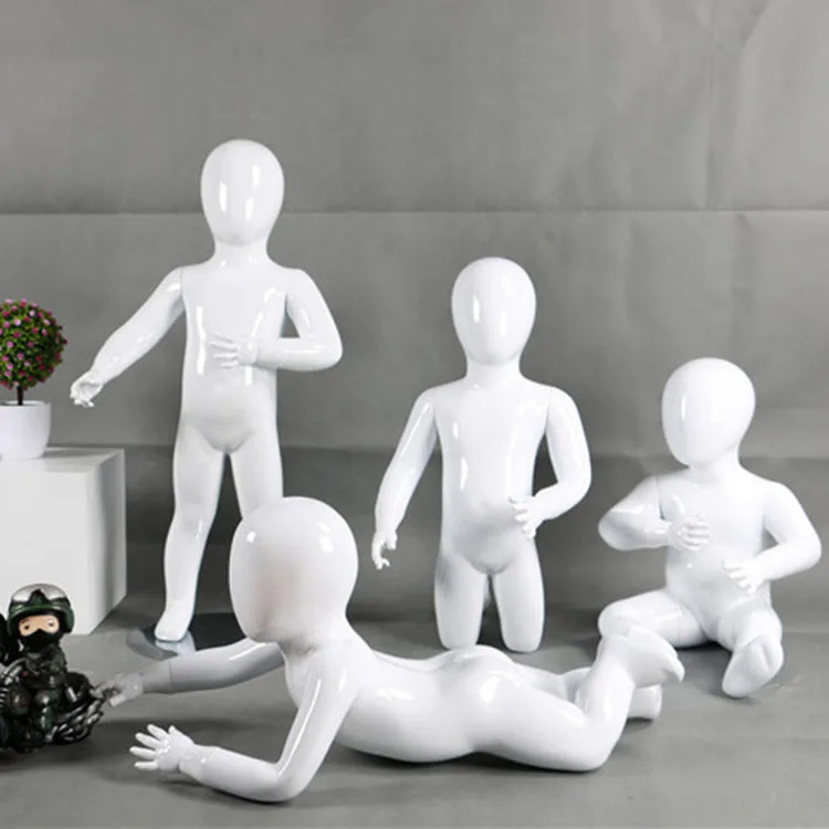 Fashion Full Body White Children Model Kids Ghost Mannequins for Sale