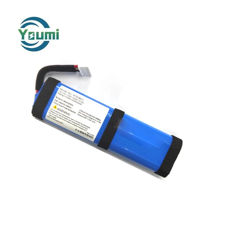 7.4V 3400mah For JBL Xtreme 1 Xtreme 2 Xtreme 3 Batteries Compatible With JBL Bluetooth Speaker Rechargeable battery