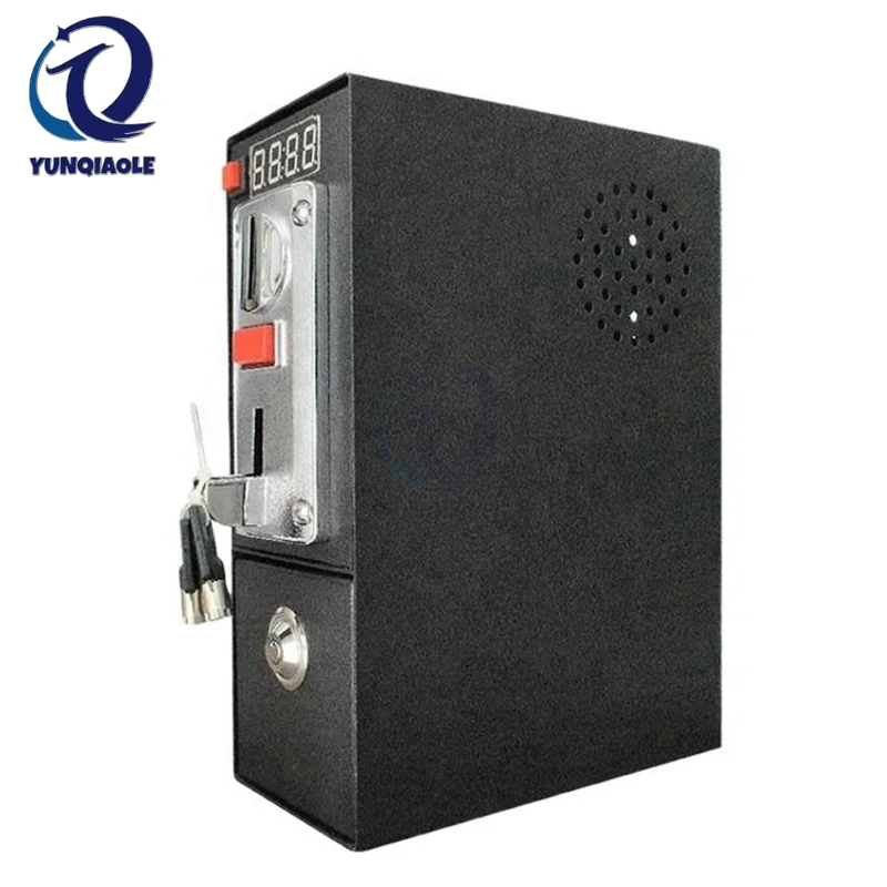 6 Different Coins Type Multi Coin Operated Timer Control Box For Laundry