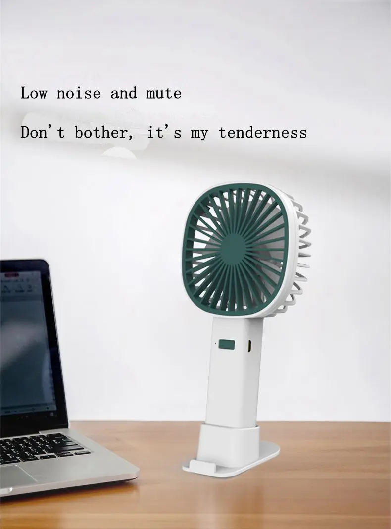 Customize Hand Held Rechargeable Small Fan Mini Portable Fans with USB interface Cute Fan