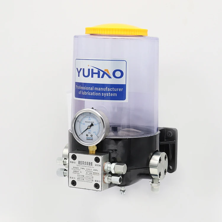 RHX-B Synchronizing Hydraulic Auto Lubrication Grease Pump For Concrete Pump