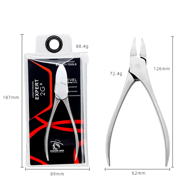 Ultra Sharp Professional Stainless Steel Manicure Nail Cutticle Spring Pedicure Podiatry Nippers For Nails