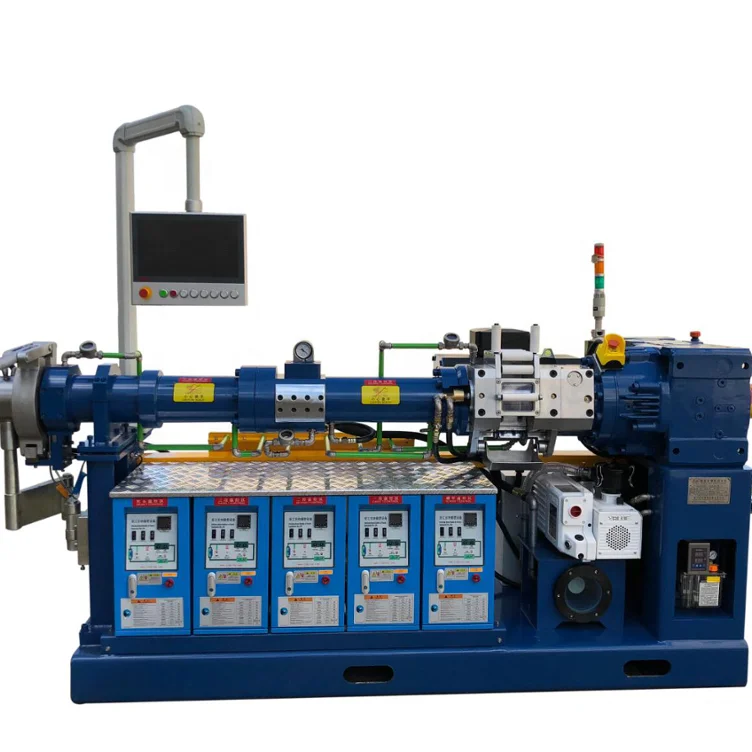BAINA 90mm20D cold feed extrusion extruder rubber band cutting machine