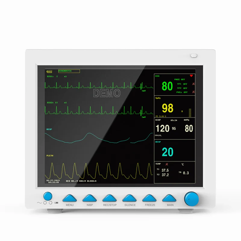 CONTEC CMS8000 multiparameter patient monitor 12 inch remote patient monitor