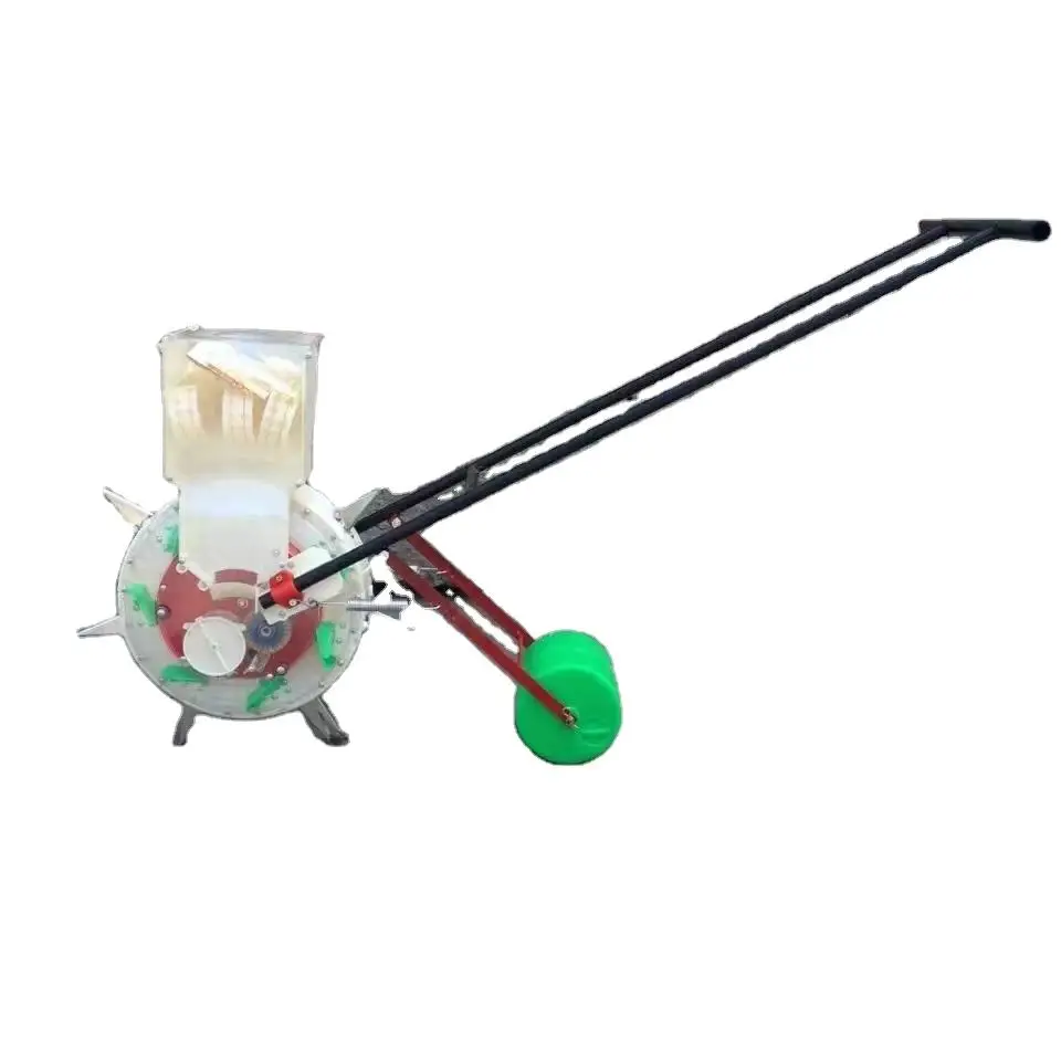 Hand-Pushed Single Barrel Planter Manual Drum Corn And Soybean Agricultural  Seeder