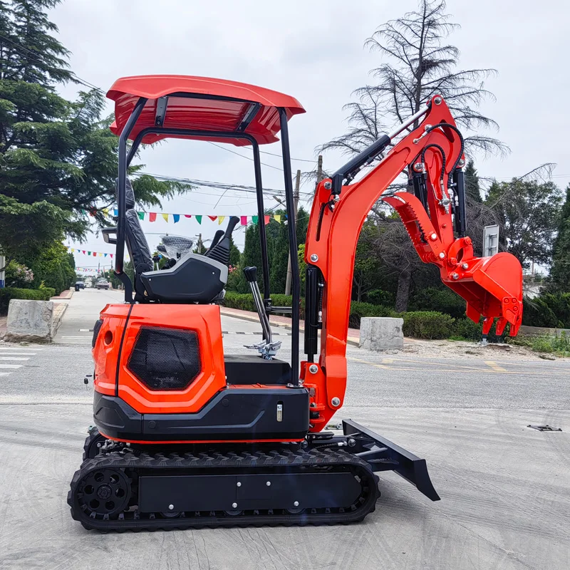 Mini Excavator 1.8 Ton CE EURO5 Fast Delivery mini small excavator 1 ton 2 tons chinese Crawler mini digger excavators for sale