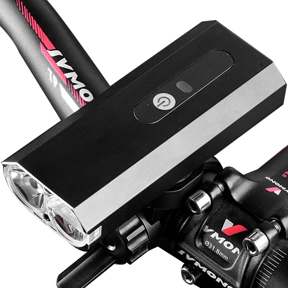 U-ideal Bike Front Light Rainproof USB Rechargeable Bicycle Light 800LM Cycling Headlight LED 3000mAh Flashlight MTB Bike Lamp