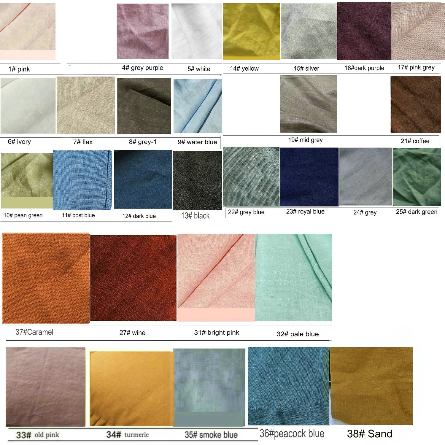 Гофрированная квадратная салфетка из 100% льна однотонная с рюшами для