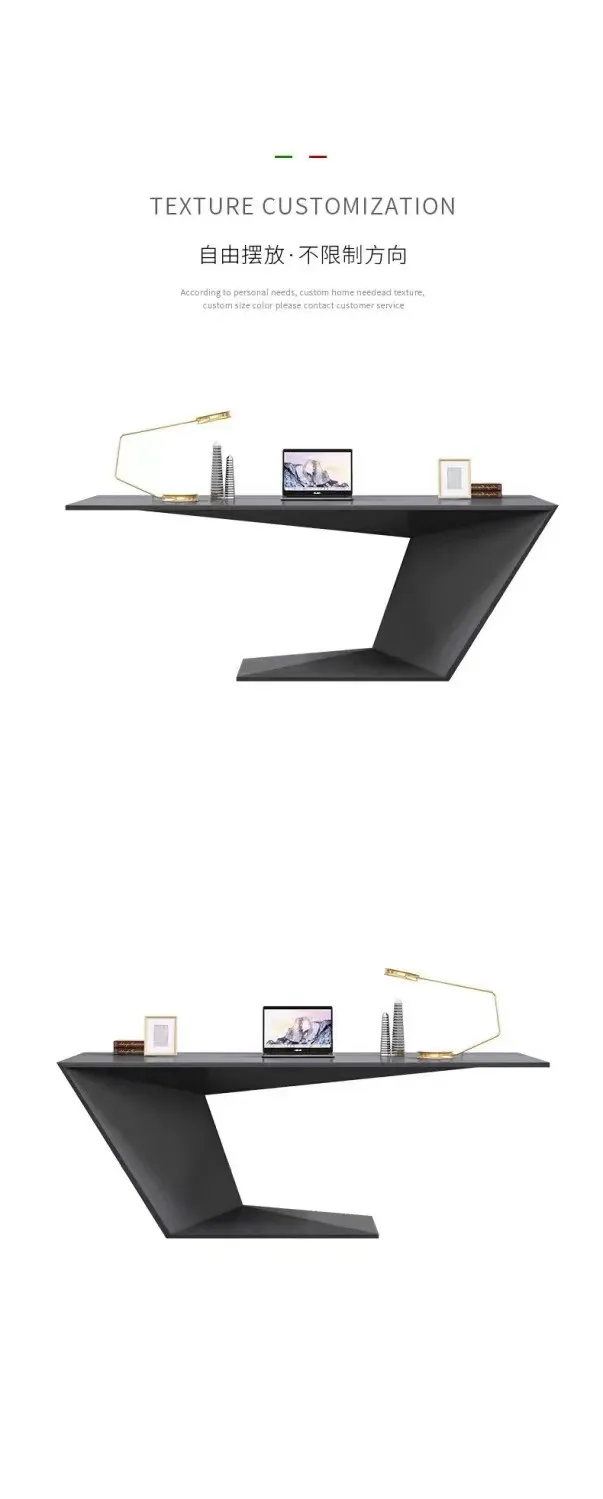 Shape baked paint boss desk single simple work table fashionable work table