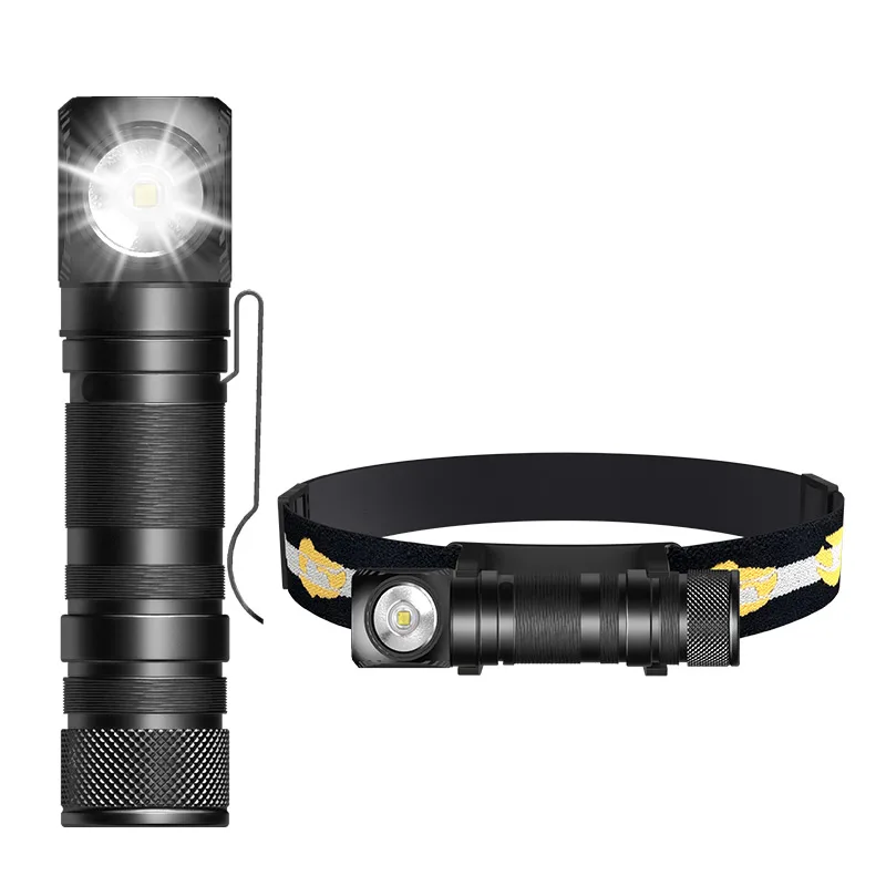 Rechargeable Headlamp Super Bright 1200 Lumens Head Lamps Flashlight IP68 Water Resistance Magnetic Tail for Camping Hunting