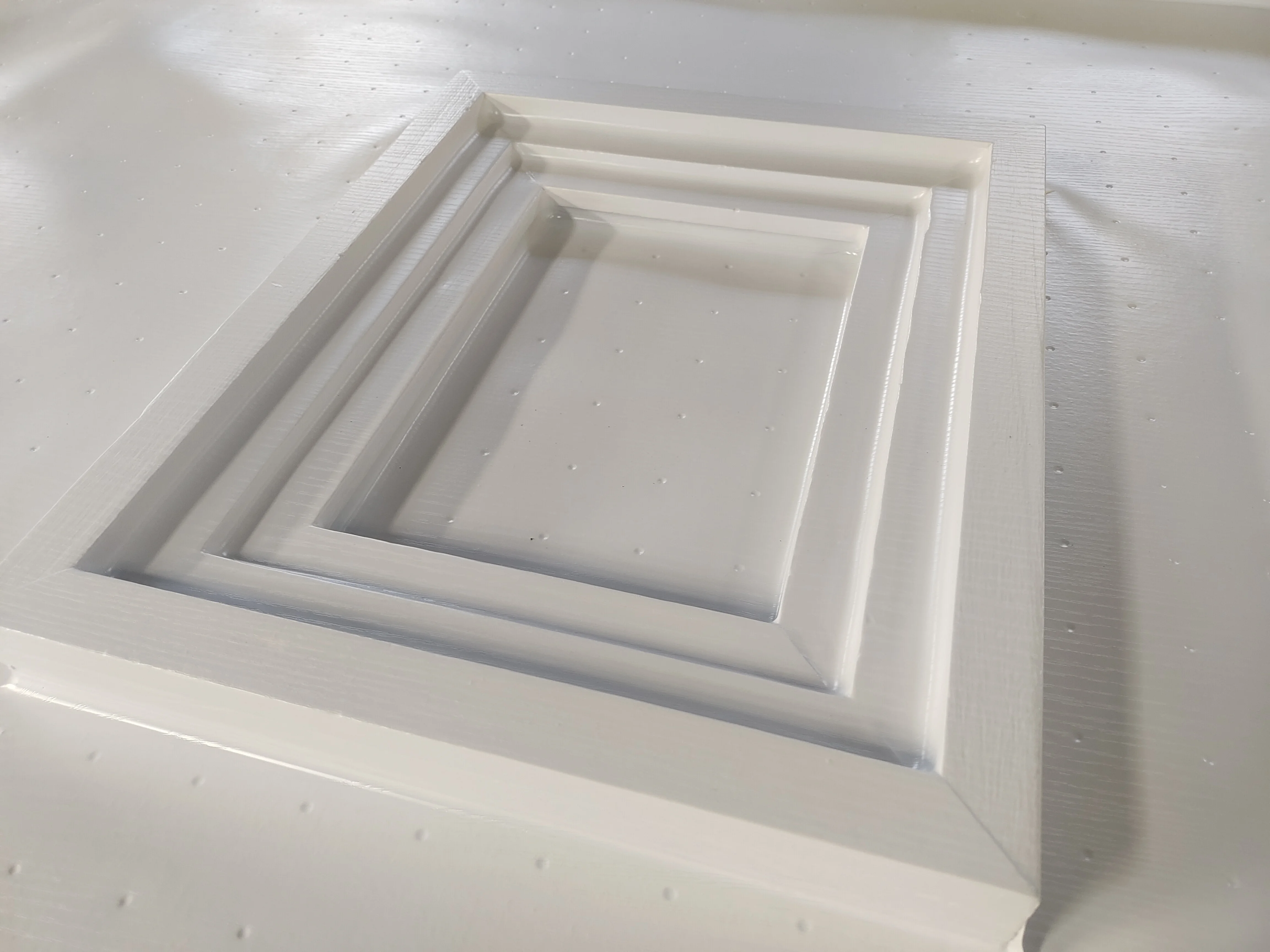 Heat Oven Acrylic Abs Thick Sheet Furniture Panel Veneer Wood Mdf Kitchen Cabinet Vacuum Laminating Machine