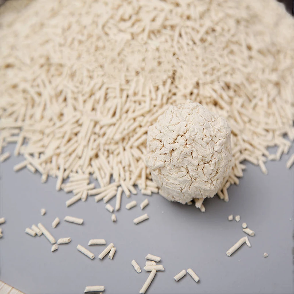 Natural Biodegradable Flushable Tofu Cat Litter Odor Eliminating and Dust-Free Soft on Paws