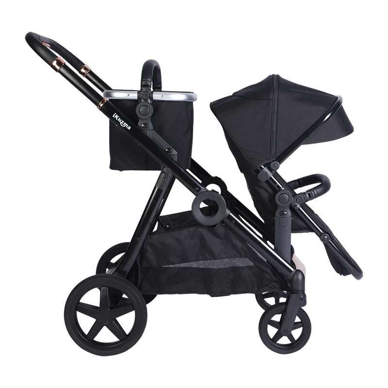 Good Quality Cheap Customizable European Luxury Travel System 360 Degrees Foldable Baby Car Buggy Strollers Set  3 In 1 Pram