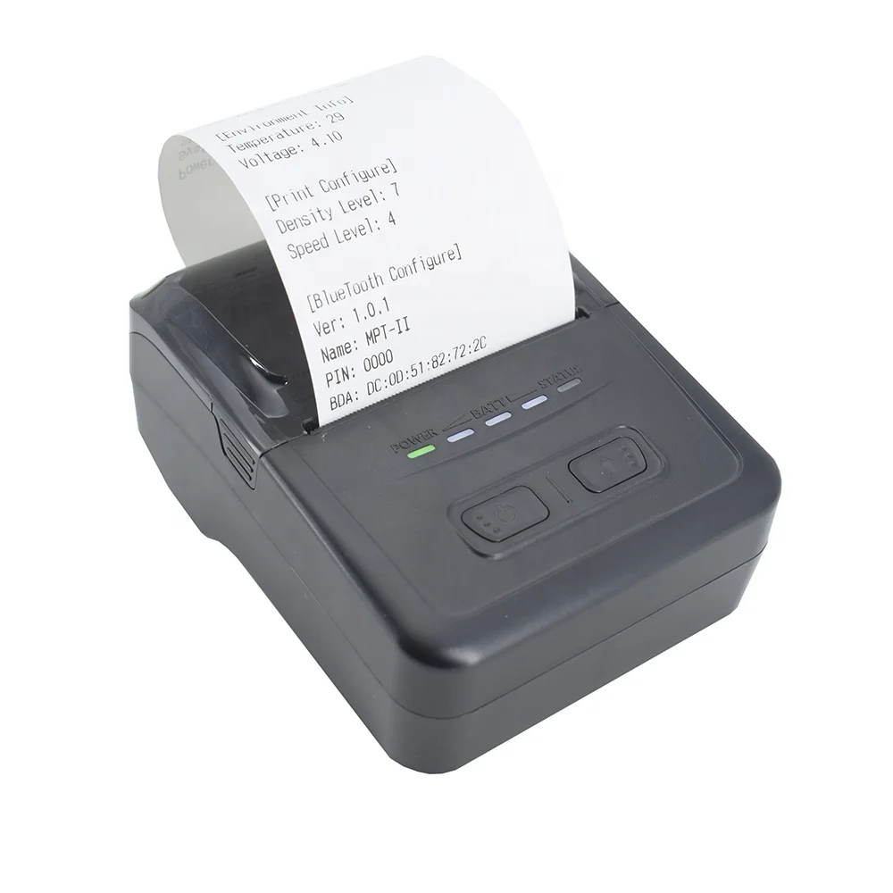 Portable Thermal Printer Mini 58mm Bluetooth POS Mobile Receipt Printer