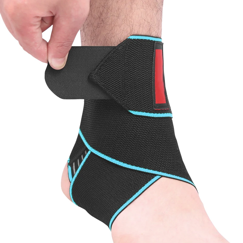 Direct Factory Adjustable Ankle Support Brace Compression Ankle Strap Wrap for Sport Protection