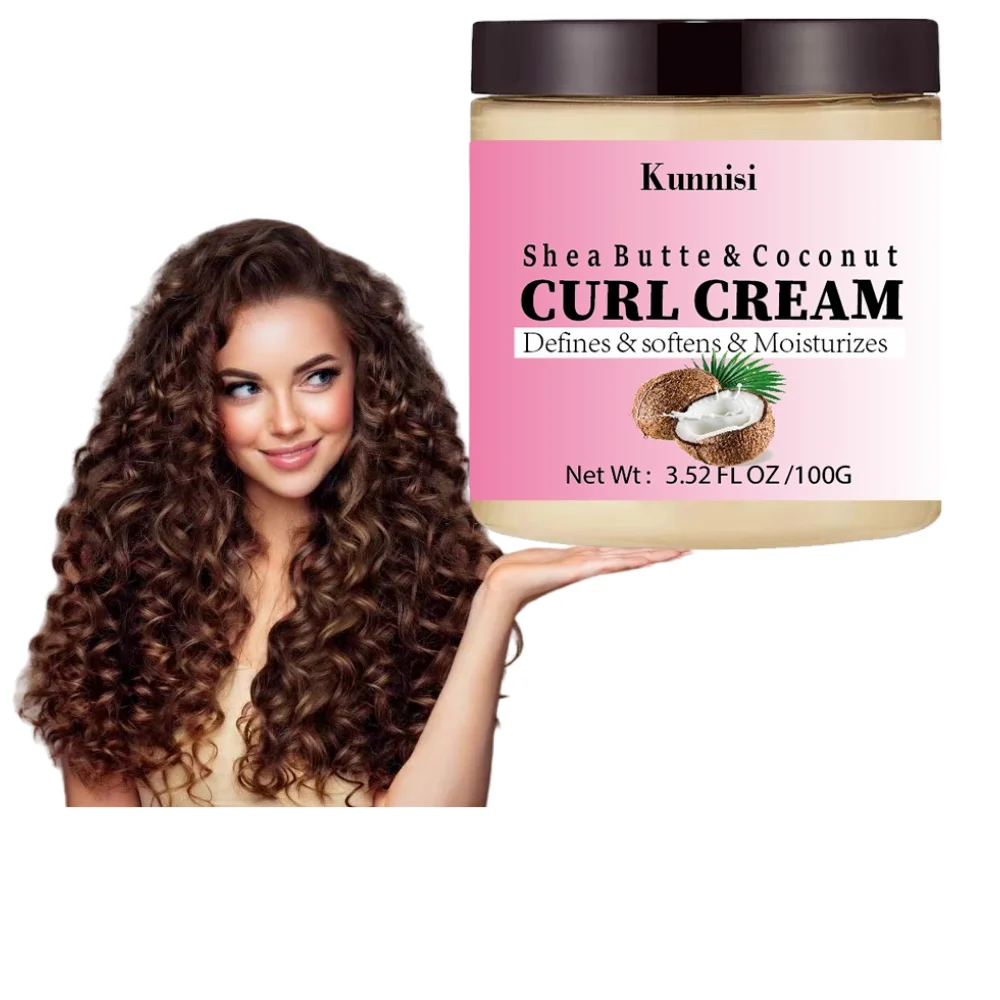 MOQ 100 OEM elastic hair cream for wig styling wig shaping cream smoothing texture