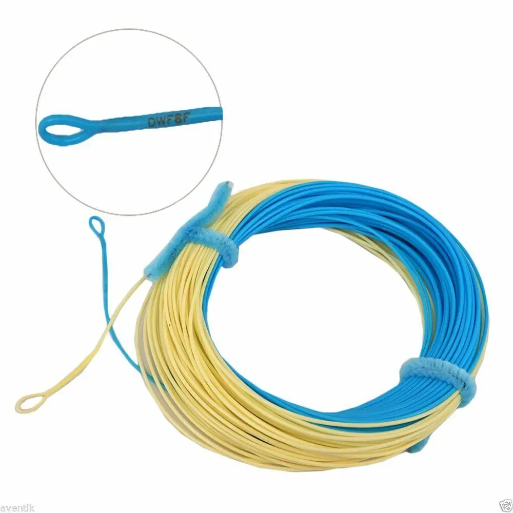 2022 NEW  I-Touch core perception double colored floating fly fishing line(B10)